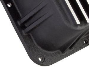GMC Sierra 3500HD Transmission Pan - aFe - Pro Series Deep, Allison A1000 - Black w/ Machined Fins - `01-`19