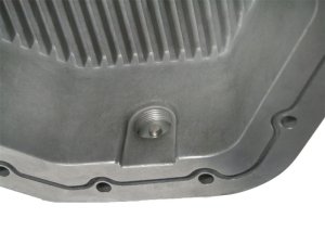 Dodge Diesel Trucks Differential Cover - Rear - aFe - Pro Series w/ Machined Fins & Gear Oil - Black - `03-`05