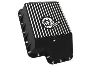 Ford Diesel Trucks Transmission Pan - aFe - Pro Series - Black - `03-`10