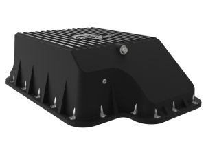 Ford Diesel Trucks Transmission Pan - aFe - Pro Series - Black - `03-`10