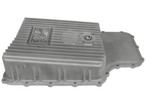 Ford Super Duty Transmission Pan - aFe - Street Series Raw w/ Machined Fins - Raw - `11-`21