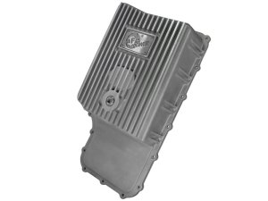 Ford Trucks Transmission Pan - aFe - Street Series Raw w/ Machined Fins - Raw - `11-`14 Ford Trucks Transmission Pan - aFe - Street Series Raw w/ Machined Fins - Raw - `11-`14
