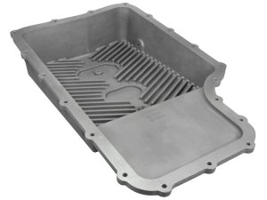 Ford Trucks Transmission Pan - aFe - Street Series Raw w/ Machined Fins - Raw - `11-`14 Ford Trucks Transmission Pan - aFe - Street Series Raw w/ Machined Fins - Raw - `11-`14