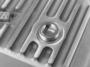 Dodge RAM 1500 Engine Oil Pan - aFe - Street Series with Machined Fins - Raw - `14-`18