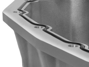 Ford Super Duty F-250 Engine Oil Pan - aFe - Street Series Raw w/ Machined Fins - `11-`17