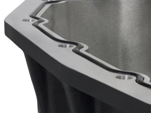 Ford Super Duty F-350 Engine Oil Pan - aFe - Pro Series w/ Machined Fins - Black - `11-`16