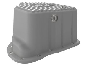 Chevrolet Silverado HD Engine Oil Pan - aFe - Street Series with Machined Fins - Raw - `01-`10