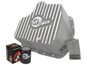 GMC Sierra HD Engine Oil Pan - aFe - Street Series with Machined Fins - Raw - `01-`10 GMC Sierra HD Engine Oil Pan - aFe - Street Series with Machined Fins - Raw - `01-`10