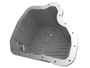 Chevrolet Silverado HD Engine Oil Pan - aFe - Pro Series - Wrinkle Black - `01-`10