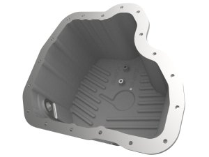 GMC Sierra HD Engine Oil Pan - aFe - Street Series Deep w/ Machined Fins - Raw - `11-`16