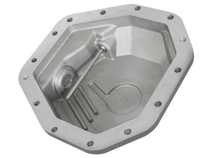 Ford Diesel Trucks Rear Differential Cover - aFe - Street Series with Machined Fins - Raw - `17-`23