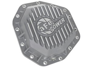 Ford Diesel Trucks Rear Differential Cover - aFe - Street Series with Machined Fins - Raw - `17-`23