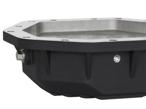 Ford Diesel Trucks Diff Cover - Rear - aFe - Pro Series w/ Machined Fins - Black - `17-`23