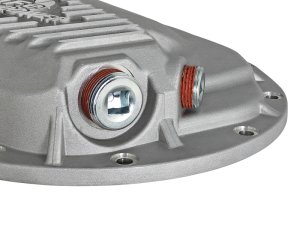 RAM 2500 Differential Cover - Front - aFe - Street Series w/ Machined Fins - Raw - `13-`18