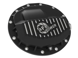 RAM Trucks Differential Cover - Rear - aFe - Pro Series w/ Machined Fins - Black - `13-`18