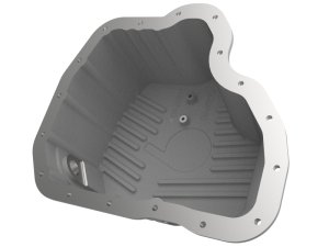 GMC Diesel Truck Engine Oil Pan - aFe - Street Series w/ Machined Fins - Raw - `01-`10 GMC Diesel Truck Engine Oil Pan - aFe - Street Series w/ Machined Fins - Raw - `01-`10