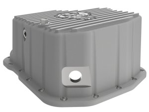 GMC Diesel Truck Engine Oil Pan - aFe - Street Series w/ Machined Fins - Raw - `01-`10 GMC Diesel Truck Engine Oil Pan - aFe - Street Series w/ Machined Fins - Raw - `01-`10