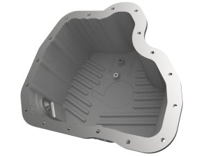 Chevrolet Silverado Performance Engine Oil Pan - aFe - Pro Series - Black with Machined Fins - `01-`10