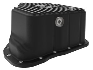 Chevrolet Silverado 3500HD Engine Oil Pan - aFe - Pro Series w/ Machined Fins - Black - `11-`16
