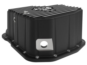 GMC Sierra 2500HD Engine Oil Pan - aFe - Pro Series w/ Machined Fins - Black - `11-`16 GMC Sierra 2500HD Engine Oil Pan - aFe - Pro Series w/ Machined Fins - Black - `11-`16