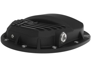 Chevrolet Silverado 1500 Differential Cover - Rear - aFe - Pro Series AAM 9.5/9.76 w/ Machined Fins - Black - `14-`23
