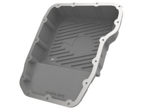 Dodge Diesel Trucks Transmission Pan - aFe - Raw w/ Machined Fins - Raw - `13-`19
