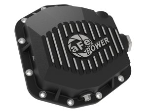 Ford Ranger Differential Cover - Rear - aFe - Pro Series with Machined Fins - Black - `19-`23