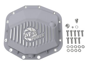 RAM 1500 TRX Rear Differential Cover - aFe - Street Series - Raw - `21-`24