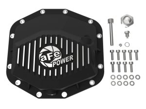 RAM 1500 RHO Rear Differential Cover - aFe - Pro Series - Black w/ Machined Fins - 2025+