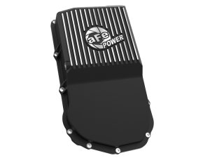 RAM 1550 TRX Transmission Pan - aFe - Pro Series with Machined Fins - Black - `21-`24