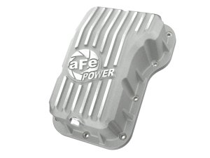Jeep Wrangler Transmission Pan - aFe - Street Series w/ Machined Fins - Raw - `18-`25