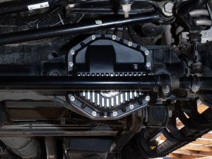 Ford F-250 Diff Cover - Front - aFe - Pro Series with Machined Fins - Black - `23-`26