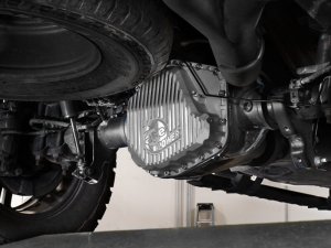Ford F-350 Differential Cover - Rear - aFe - Street Series with Machined Fins - Raw - `23-`26