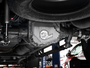 Ford F-350 Differential Cover - Rear - aFe - Street Series with Machined Fins - Raw - `23-`26