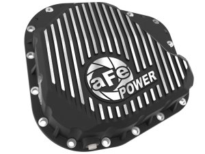 Ford F-350 Diff Cover - Rear - aFe - Pro Series with Machined Fins - Black - `23-`26