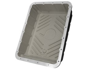 RAM 3500 Transmission Pan - aFe - Pro Series with Machined Fins - Black - `13-`24