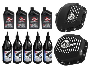 Ford F-350 Diff Cover Kit - Front + Rear - aFe - `99-`16