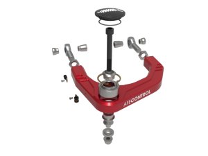 Toyota Tacoma Upper Control Arms - aFe - Billet Uniball - Red Anodized - `05-`23