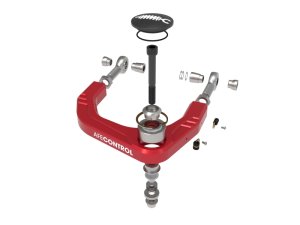 Toyota Tacoma Control Arms - Front - aFe - Billet Uniball - Red - `24-`26