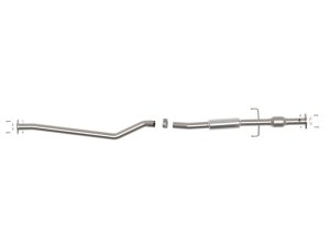 Mazda 3 Performance Exhaust - Rear - aFe - Direct Fit Catalytic Converter - `14-`16