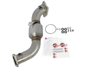 Cadillac ATS Performance Exhaust - aFe - Twisted Steel Down-Pipe - `13-`16