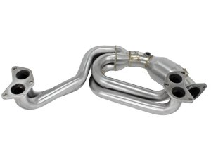 Subaru BRZ Performance Exhaust - aFe - Twisted Steel Long Tube Header 304 Stainless Steel w/ Cat - `13-`19