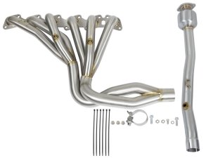 Nissan Patrol Performance Exhaust - aFe - Twisted Steel Long Tube Header & Connection Pipes (Street Series) - `01-`16