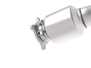 Audi A5 Performance Exhaust - aFe - Twisted Steel 3in. Downpipe - 304 Stainless w/ Cat - `09-`16