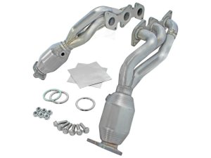 Toyota Tacoma Performance Exhaust - aFe - Twisted Steel Header 409 Stainless Steel w/ Cat - `05-`11