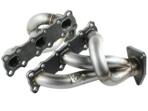 Nissan Frontier Headers - aFe - Twisted Steel Short Tube 409 Stainless - Stainless Steel - `05-`19