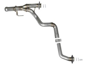 Jeep Wrangler Performance Exhaust - aFe - Twisted Steel Y-Pipe 2-1/4in 409 SS - `18-`25
