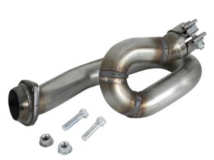 Jeep Wrangler Performance Exhaust - aFe - Twisted Steel Loop Relocation Pipe - `18-`25