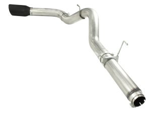 Dodge Diesel Trucks Performance Exhaust - aFe - DPF-Back, Aluminized Steel - Black - `07-`12 Dodge Diesel Trucks Performance Exhaust - aFe - DPF-Back, Aluminized Steel - Black - `07-`12