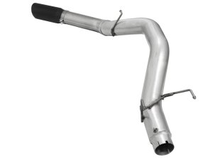 Dodge RAM Performance Exhaust - aFe - DPF Back, Atlas, Aluminized Steel, 5in Tubing - Black - `13-`18